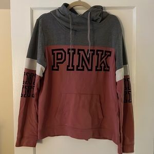 PINK Hoodie. Large
